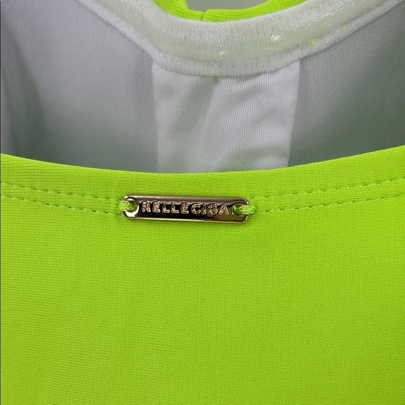 RELLECIGA Neon Green One Piece Swimsuit - Picture 3 of 5